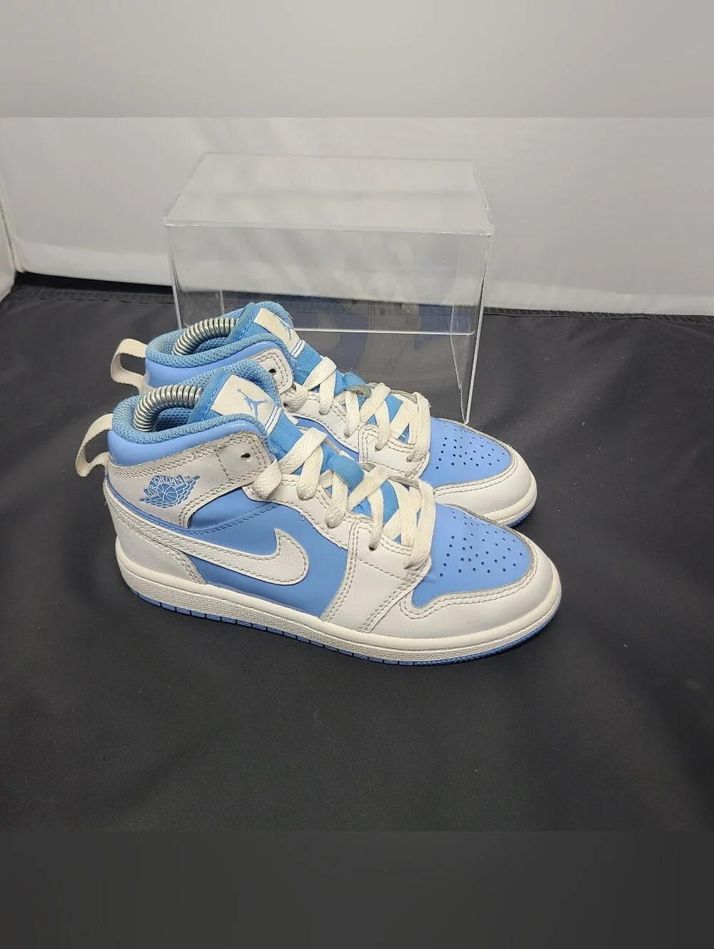 Nike Air Jordan 1 Mid SE GS Legend Blue White FZ3932-114 Kid's size 13C